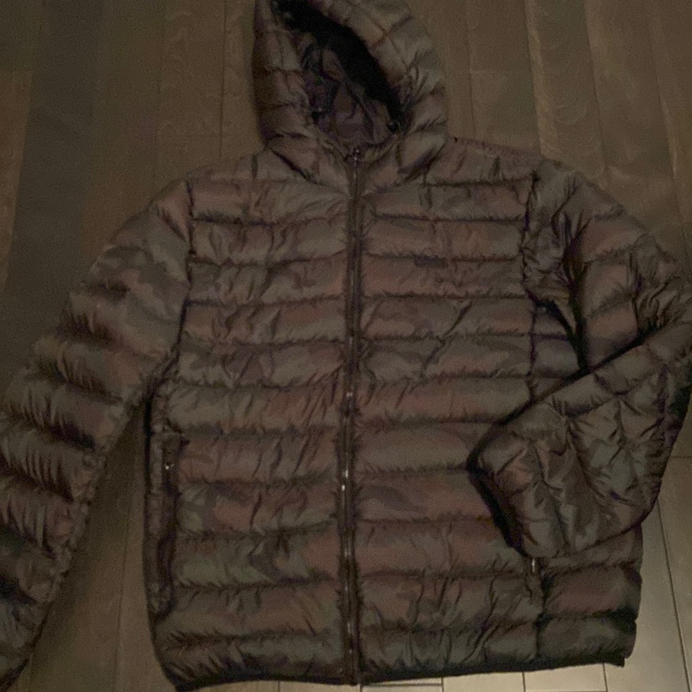 Roots package down jacket Camo XL